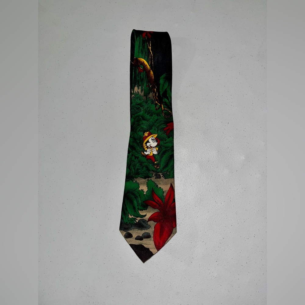 NIBag Disney Mickey Mouse Jungle Adventure Themed Tie